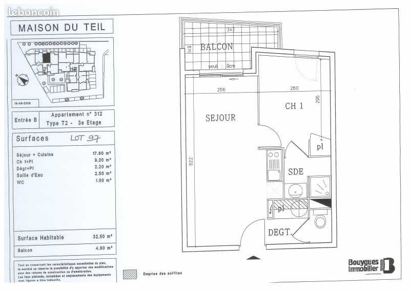 Appartement à louer, 32m², Nîmes