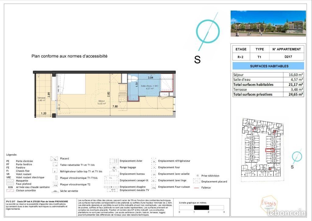 Appartement à vendre, 21m², Castelnau-le-Lez
