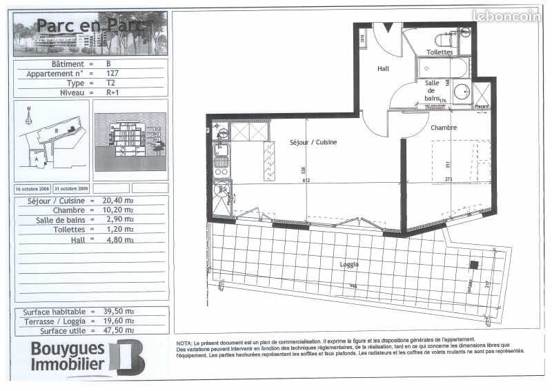 Appartement à louer, 39m², Montpellier