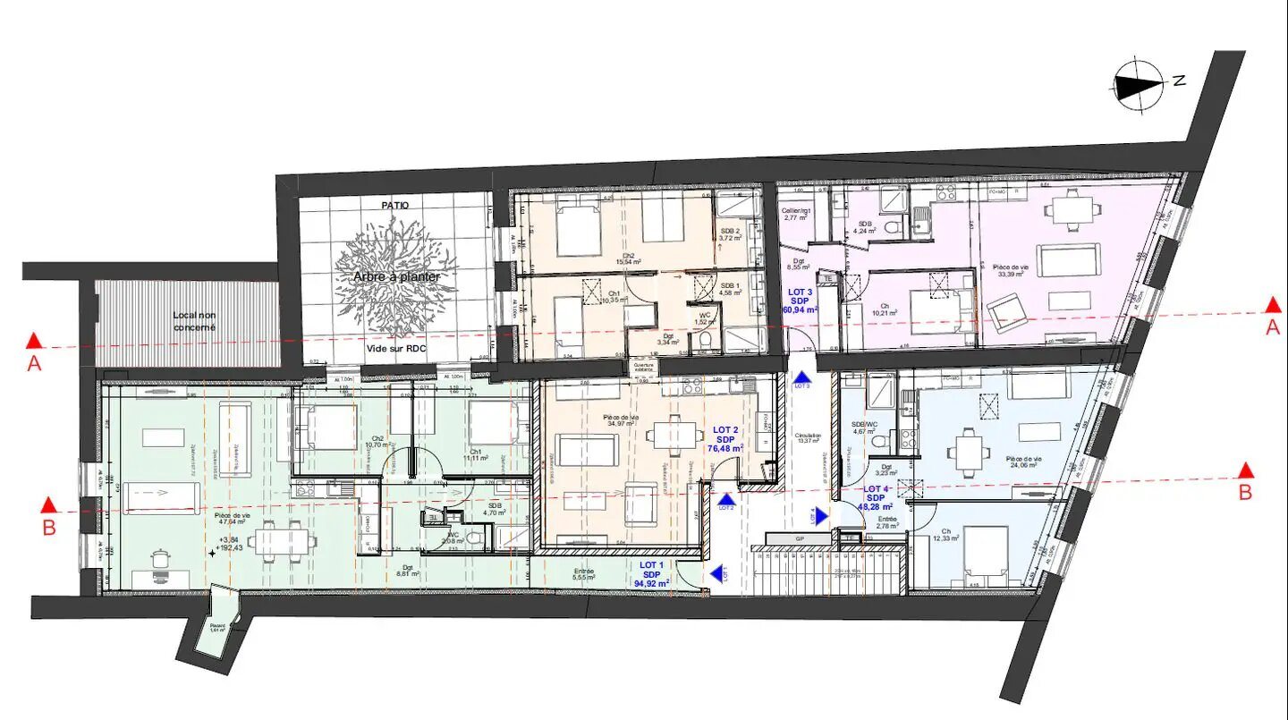 Appartement à vendre, 94m², Villefranche-sur-Saône