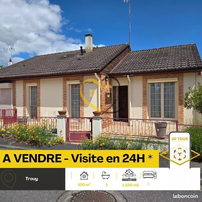Maison à vendre, 102m², Bourges