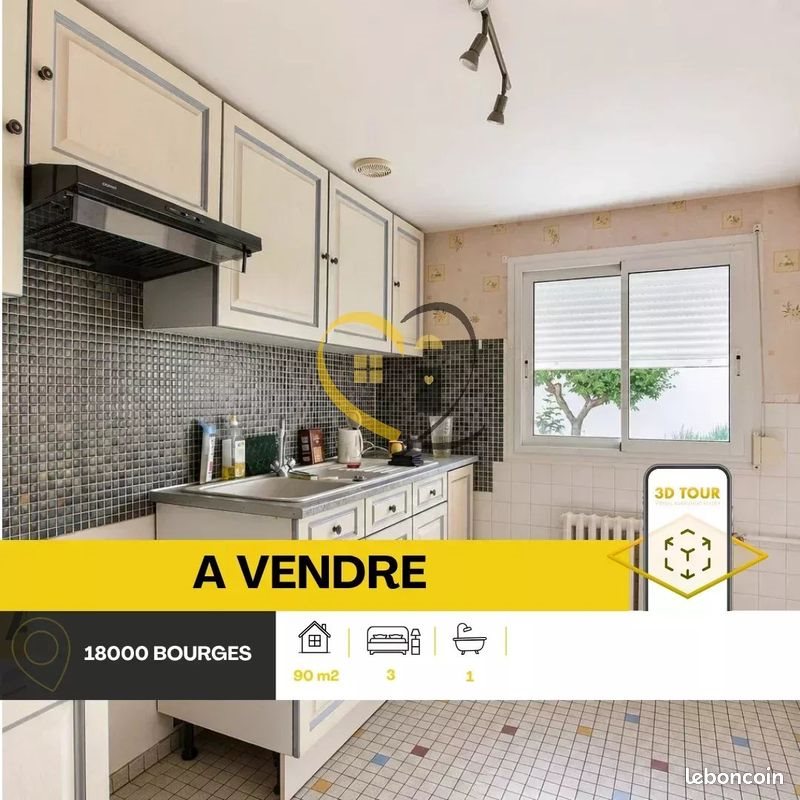 Maison à vendre, 90m², Bourges