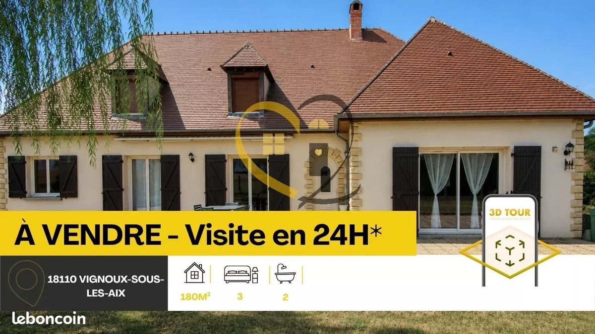 Maison à vendre, 170m², Vignoux-sous-les-Aix