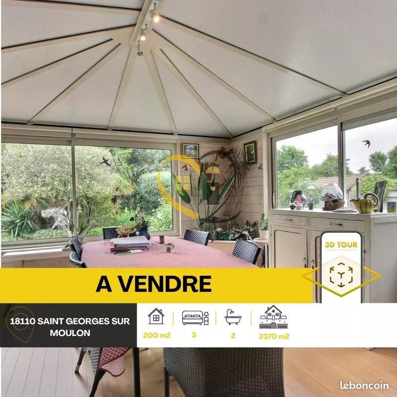 Maison à vendre, 200m², Saint-Georges-sur-Moulon