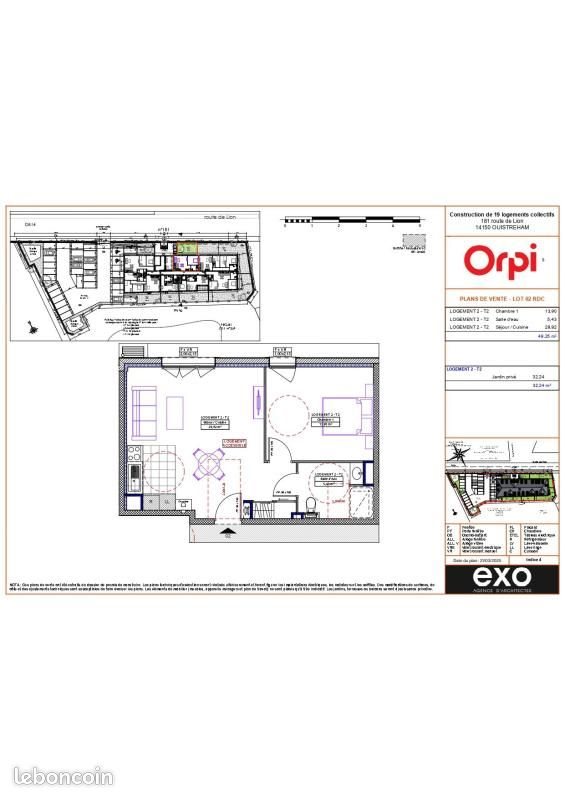 Appartement à vendre, 49m², Ouistreham