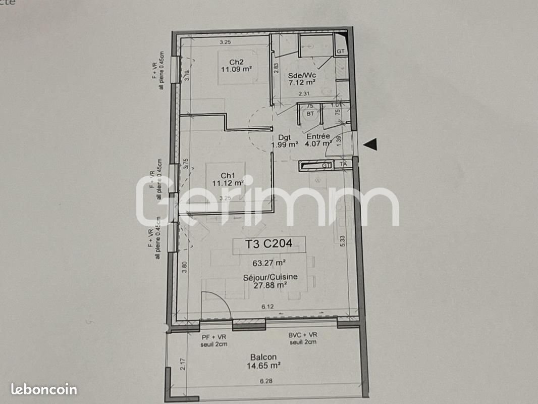 Appartement à vendre, 63m², Le Touvet
