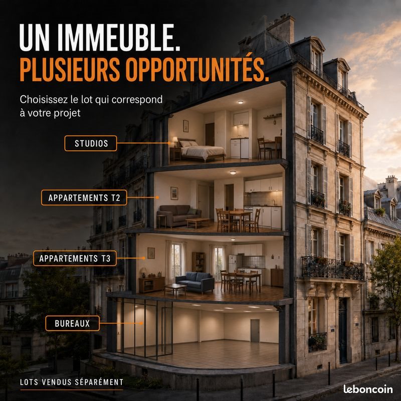 Appartement à vendre, 20m², Tarbes