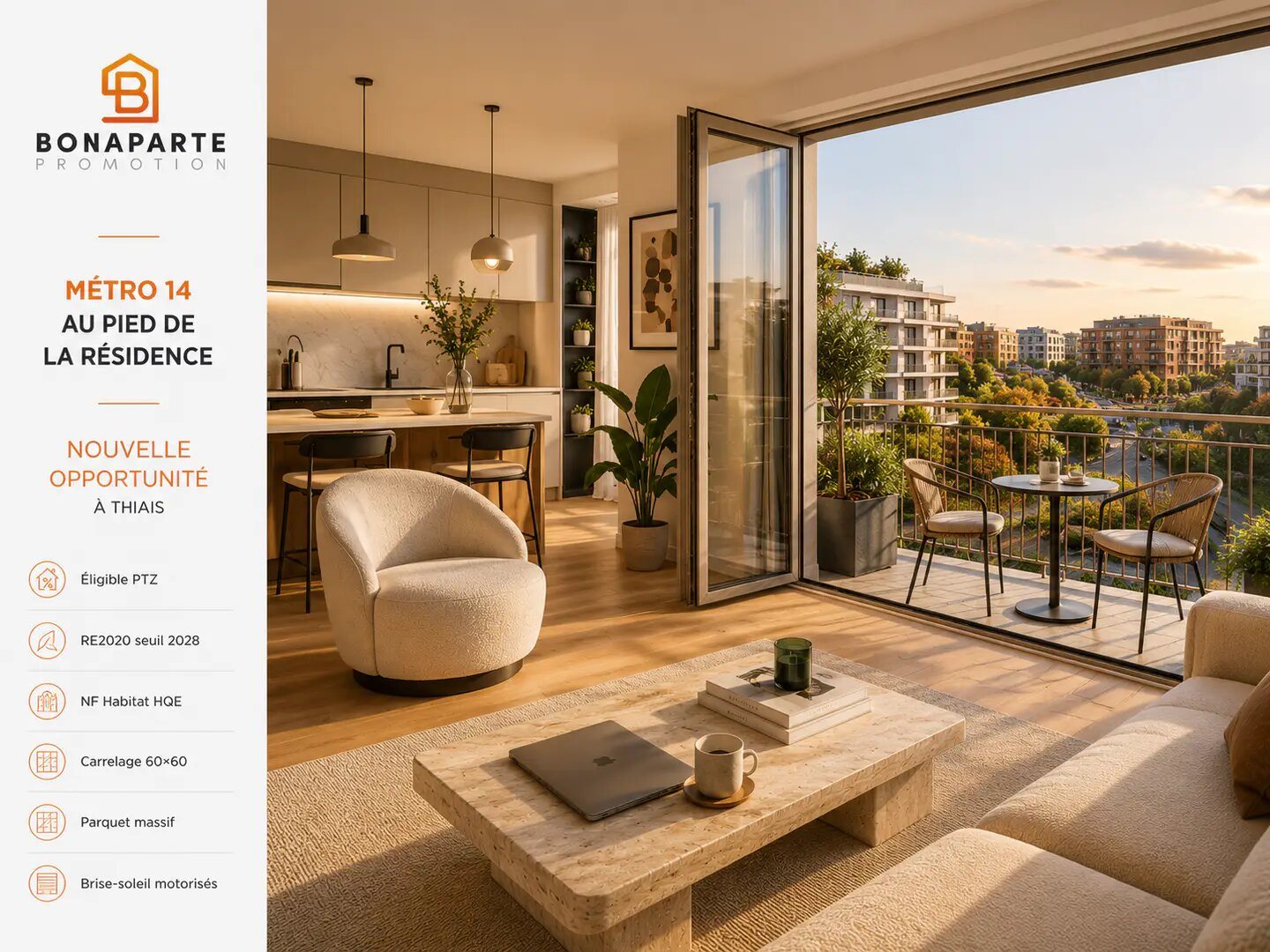 Appartement à vendre, 46m², Thiais