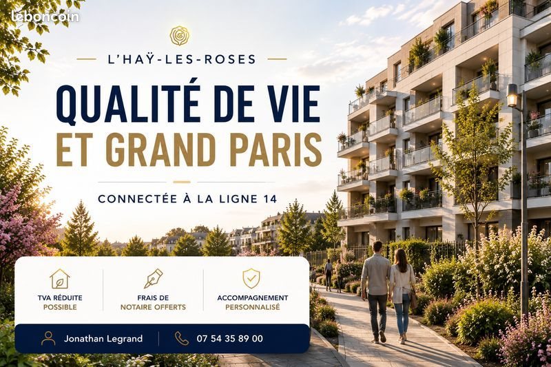 Appartement à vendre, 39m², L'Haÿ-les-Roses