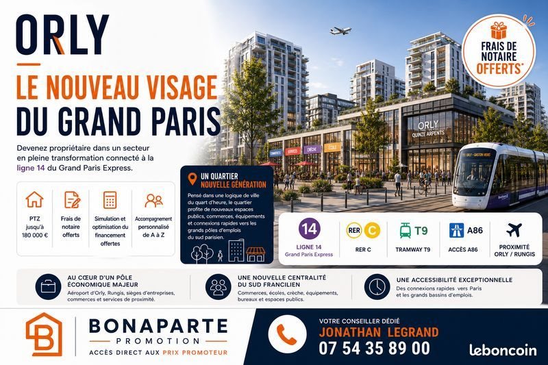 Appartement à vendre, 60m², Orly