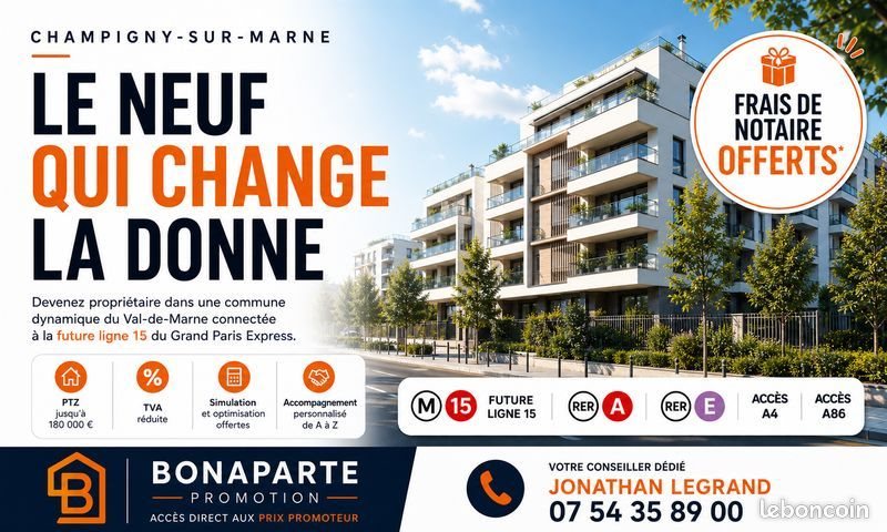 Appartement à vendre, 58m², Champigny-sur-Marne
