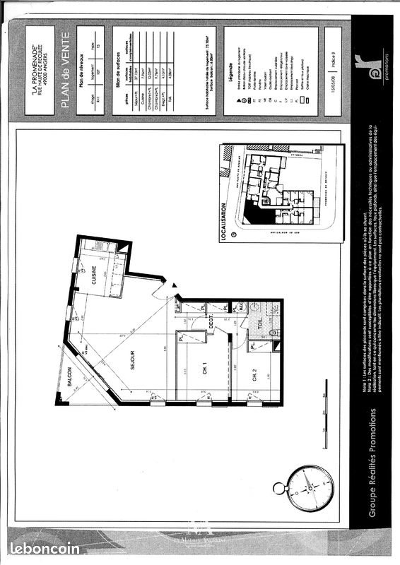Appartement à louer, 75m², Angers