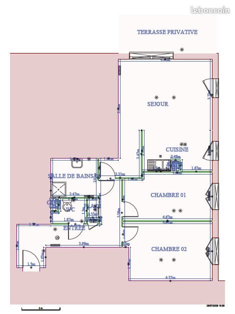 Appartement à louer, 73m², Habsheim