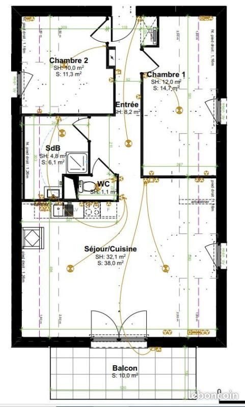 Appartement à louer, 70m², Rosheim