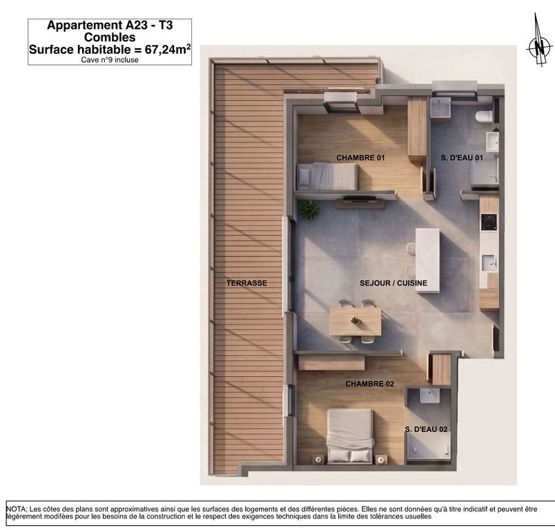 Appartement à vendre, 67m², La Chapelle-d'Abondance