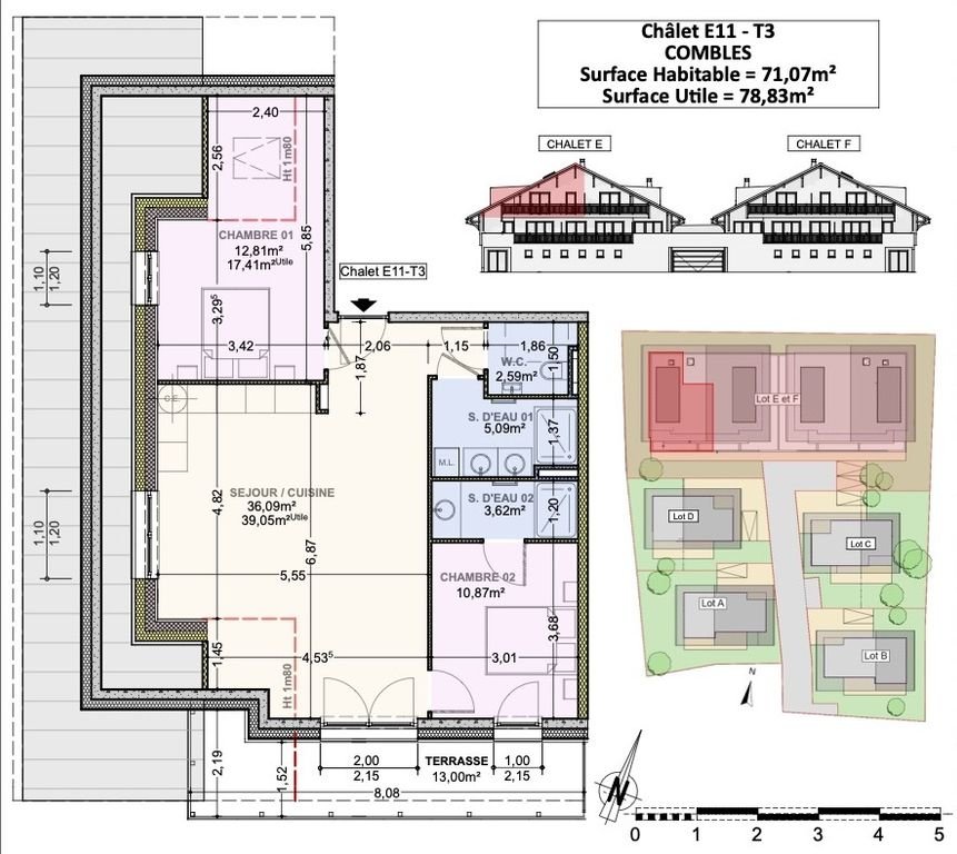 Appartement à vendre, 71m², La Chapelle-d'Abondance