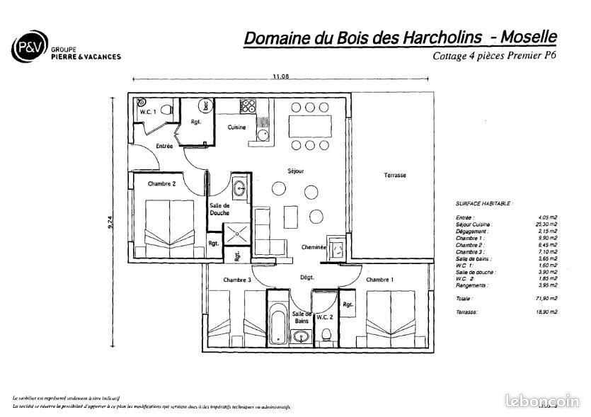 Appartement à vendre, 71m², Hattigny