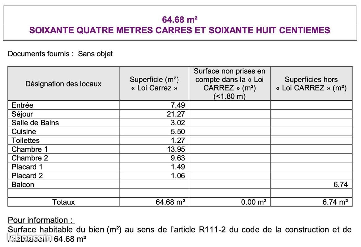Appartement à vendre, 65m², Lens