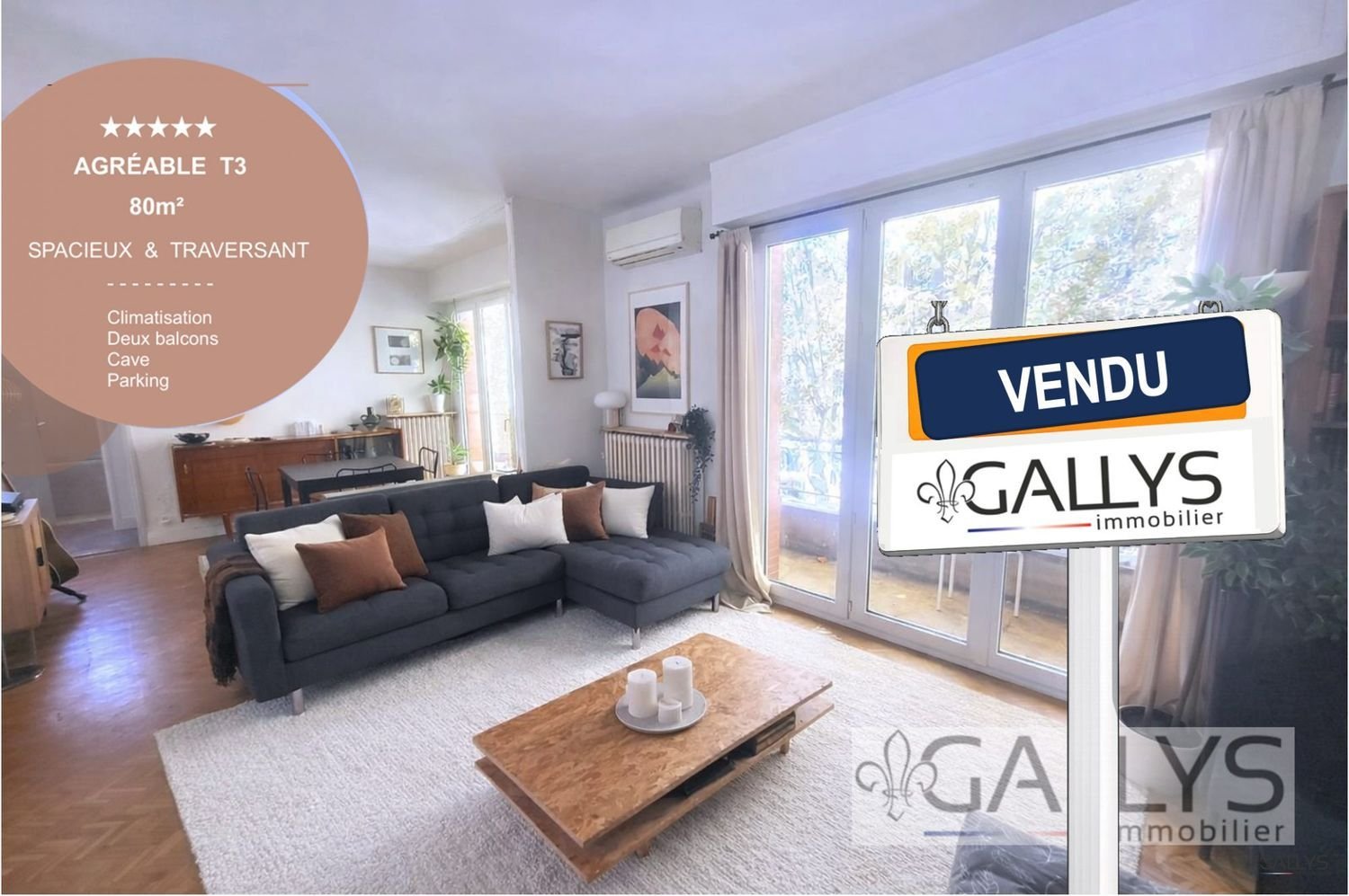 Appartement à vendre, 80m², Toulouse