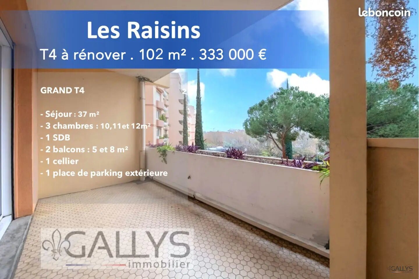 Appartement à vendre, 102m², Toulouse