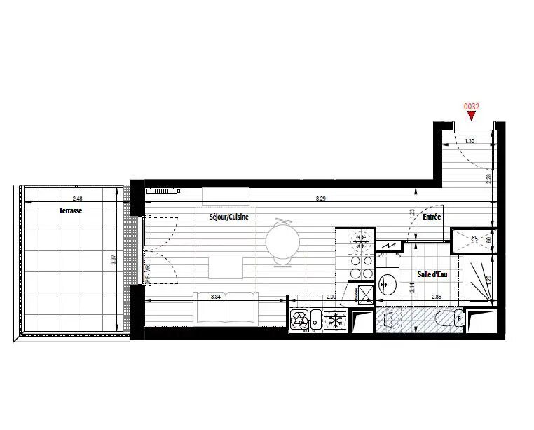 Appartement à louer, 28m², Chennevières-sur-Marne
