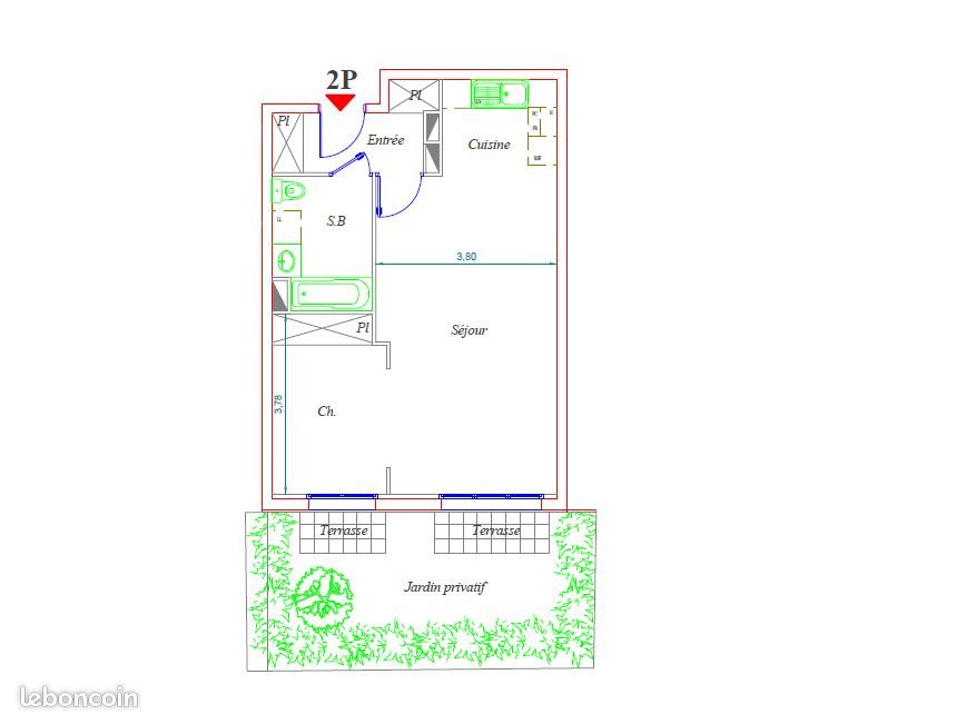 Appartement à louer, 49m², Le Perreux-sur-Marne