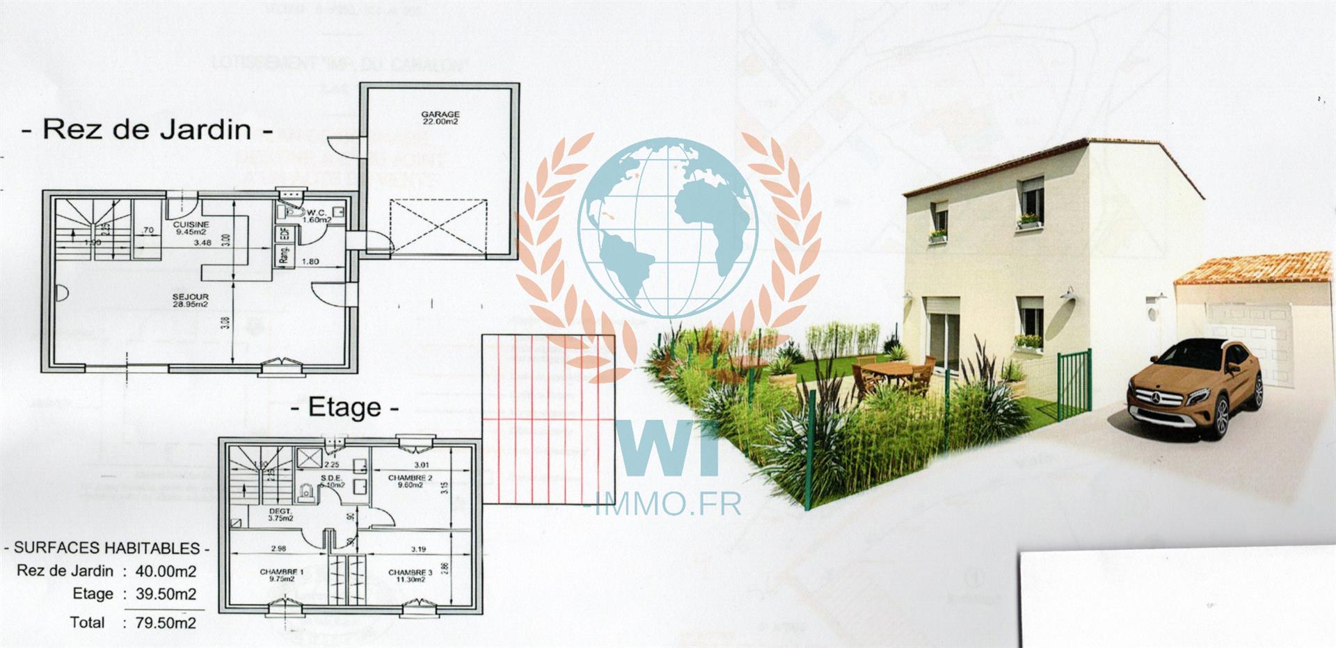 Maison à vendre, 80m², Les Arcs