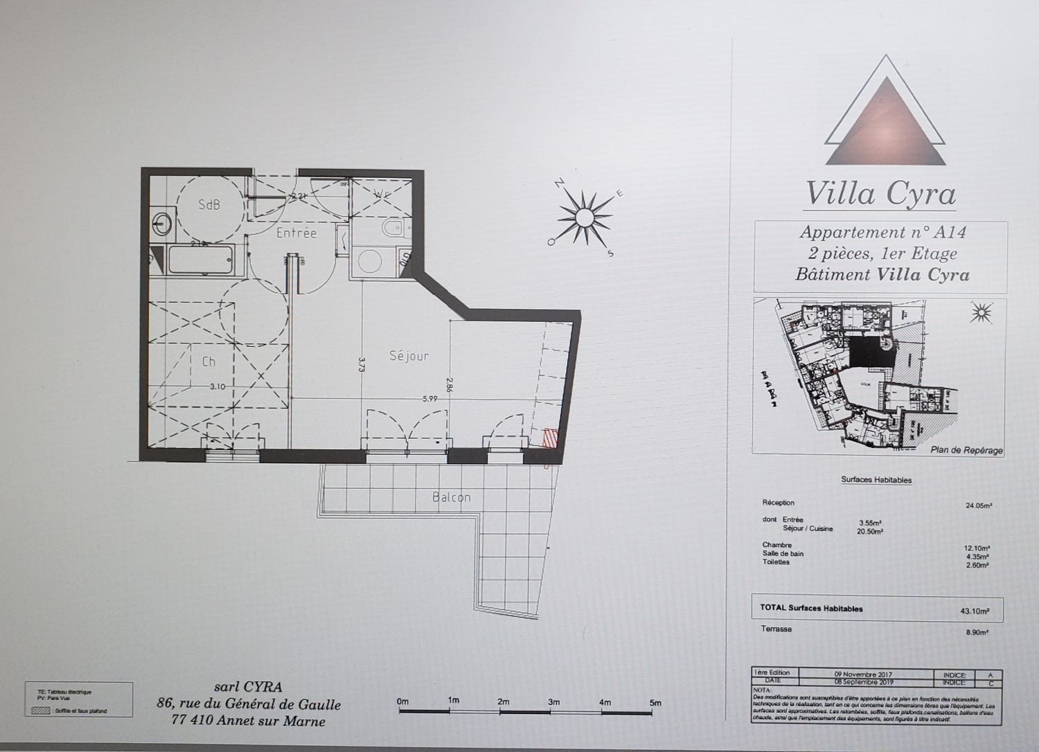 Appartement à vendre, 43m², Annet-sur-Marne