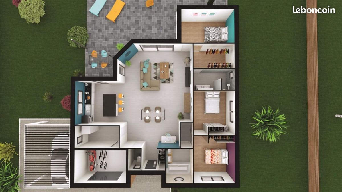 Maison à vendre, 118m², Saint-Germain-de-Lusignan