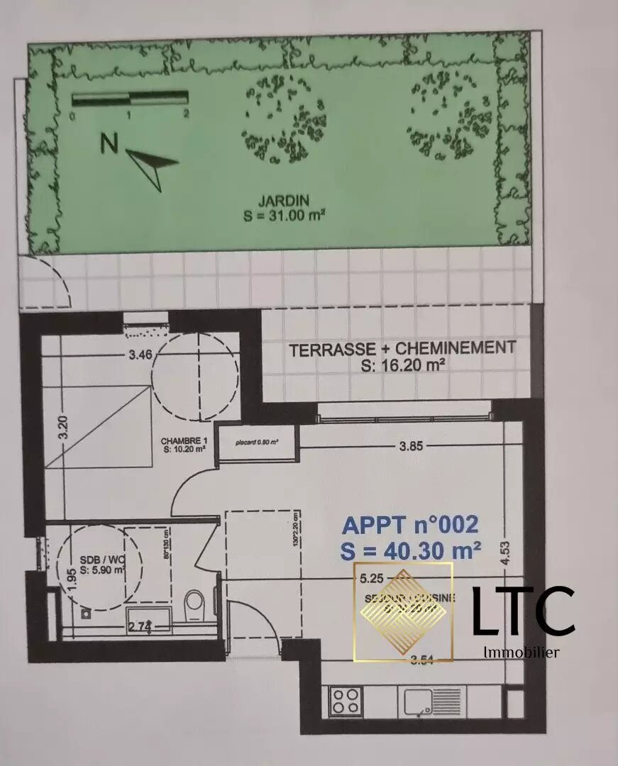 Appartement à vendre, 40m², Ambarès-et-Lagrave