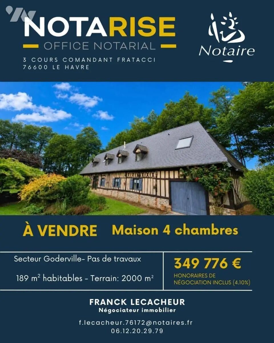 Maison à vendre, 189m², Gonfreville-Caillot