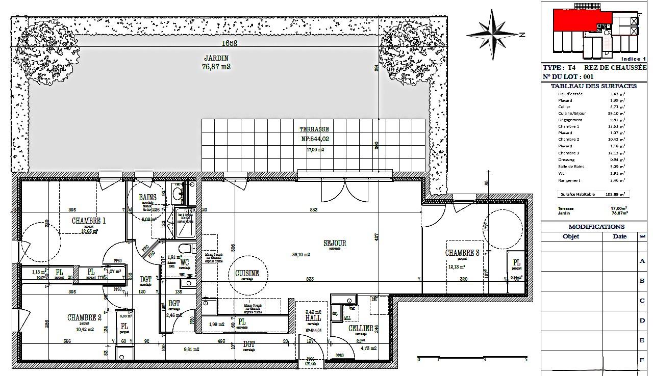 Appartement à vendre, 74m², Bourg-Argental