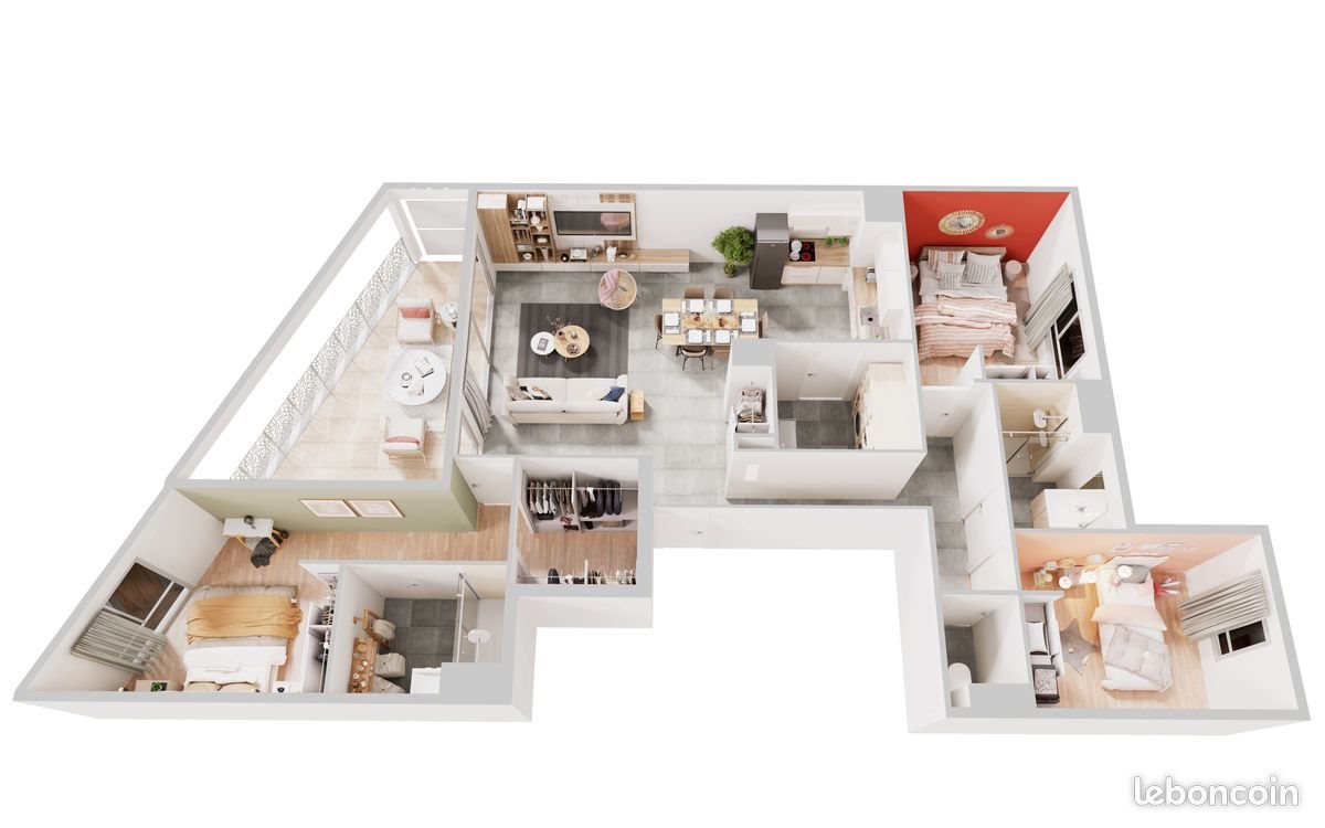 Appartement à vendre, 90m², Rodez