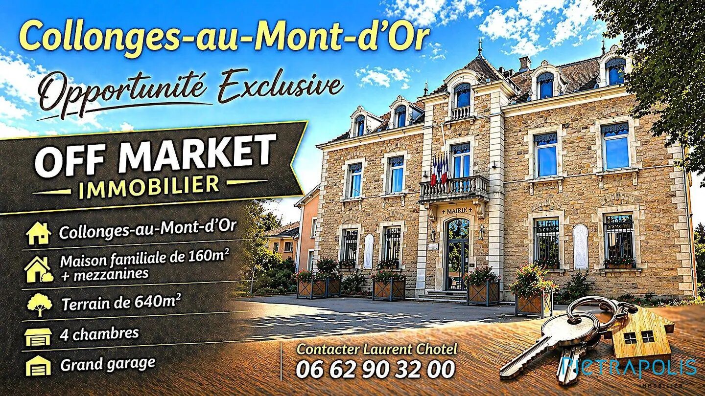 Maison à vendre, 160m², Collonges-au-Mont-d'Or
