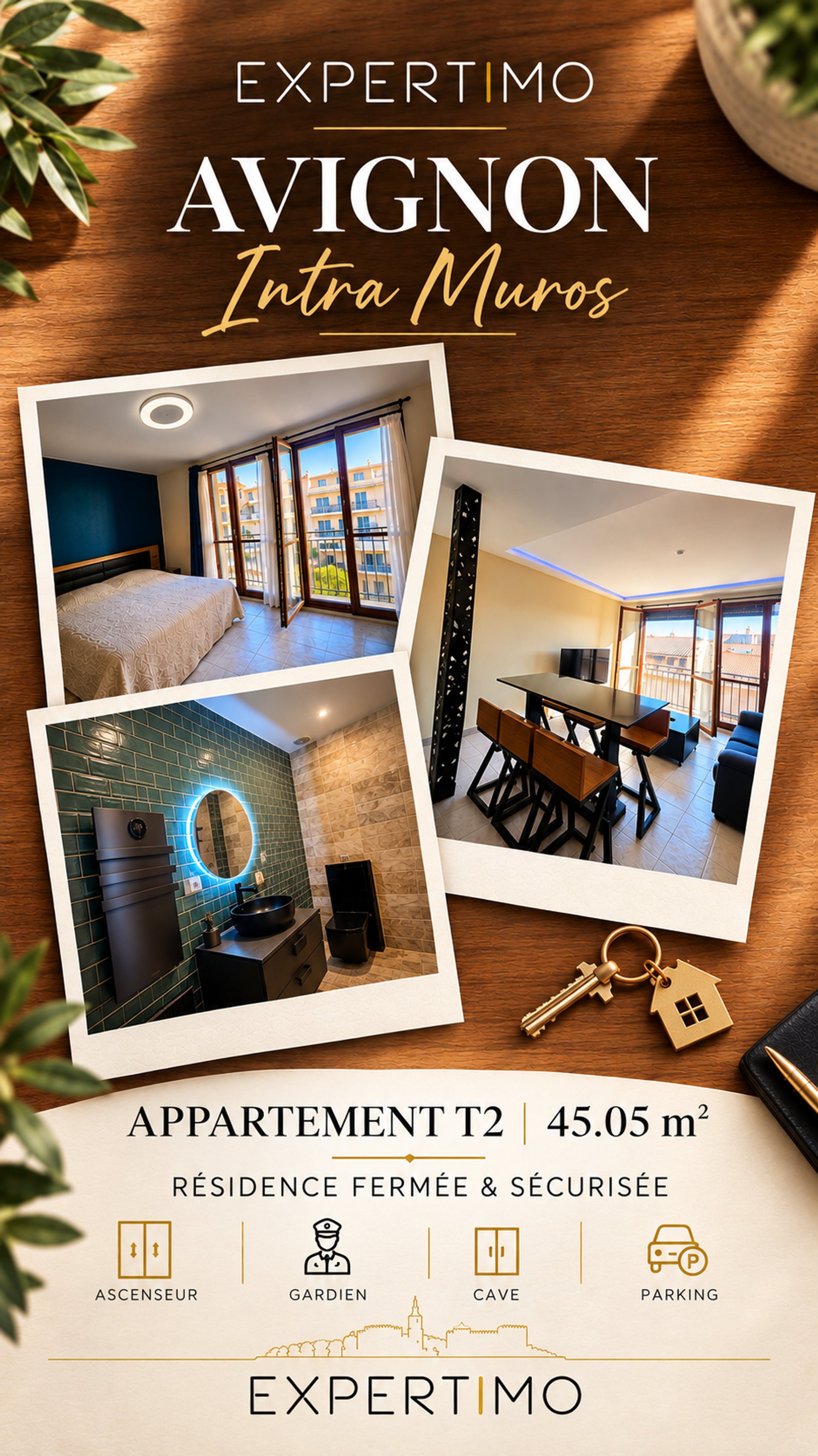 Appartement à vendre, 45m², Avignon