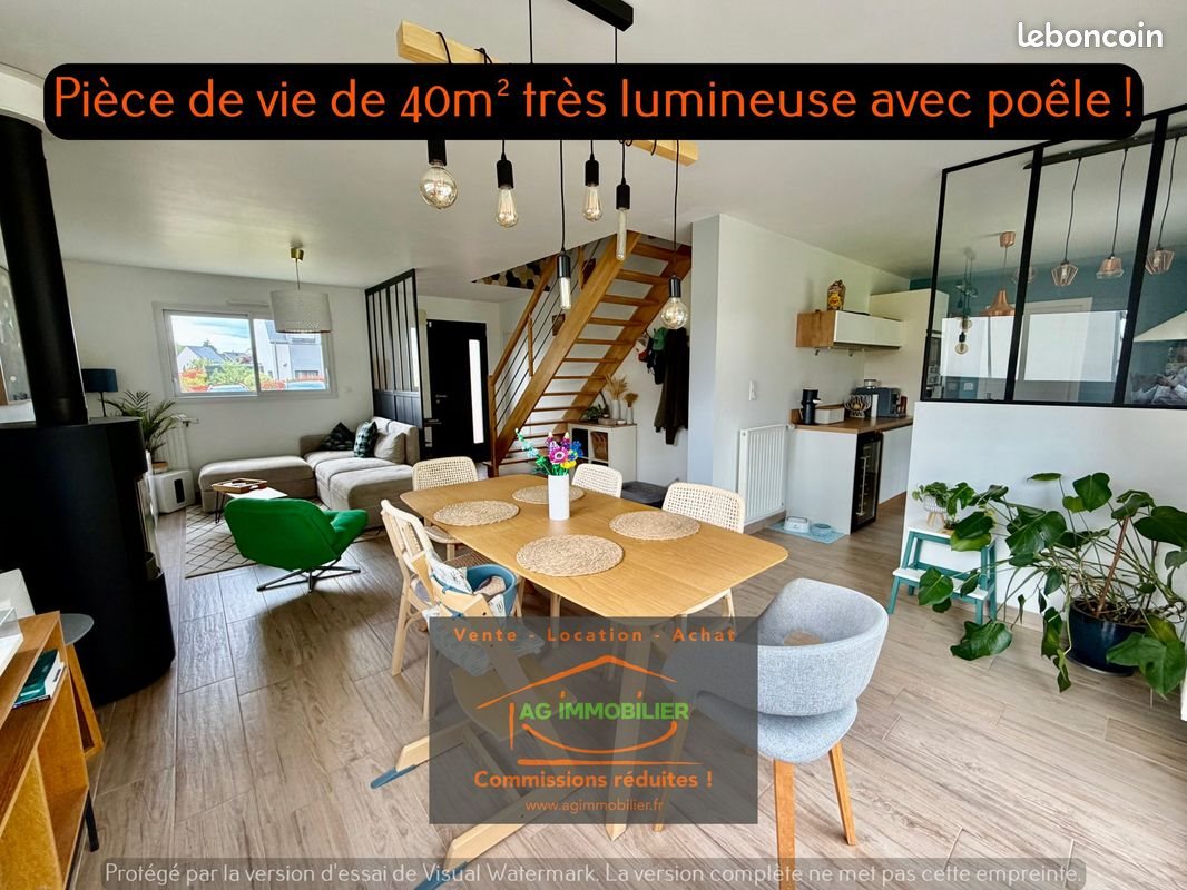 Maison à vendre, 109m², Melesse