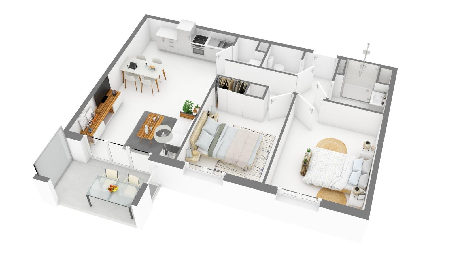 Appartement à vendre, 70m², Martignas-sur-Jalle