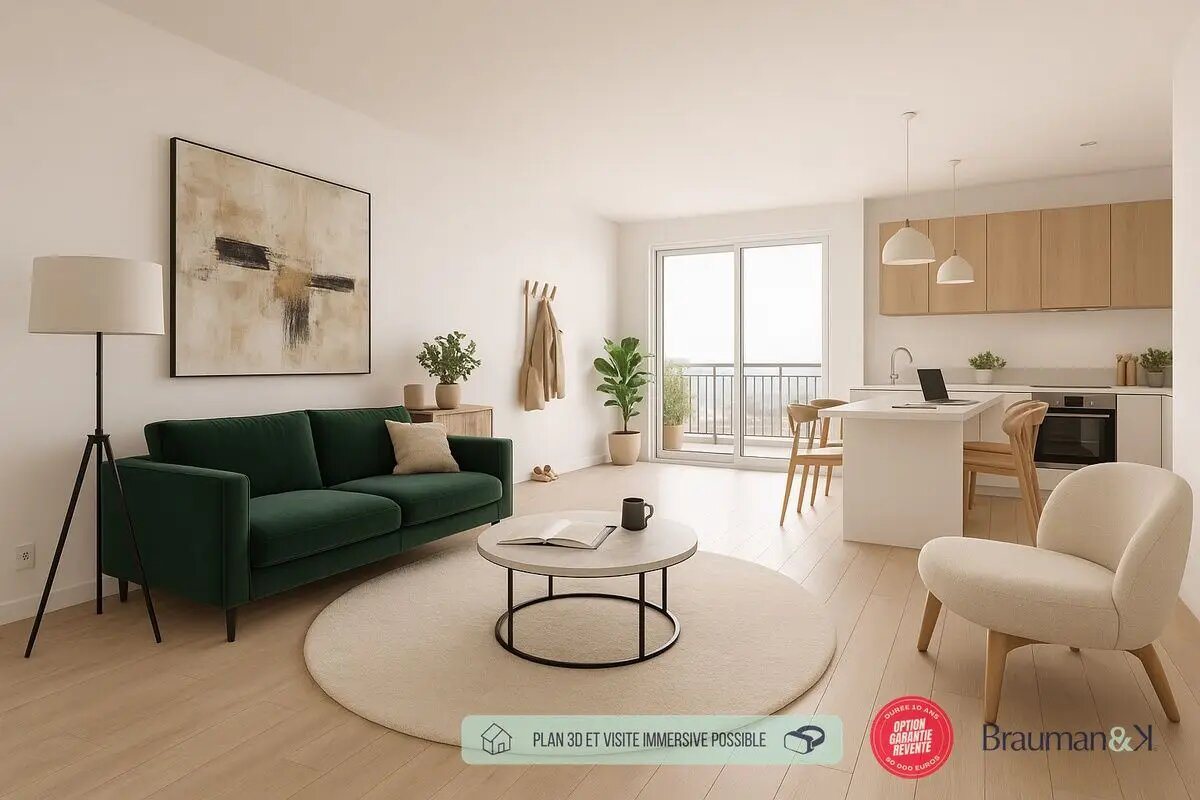 Appartement à vendre, 76m², Gentilly