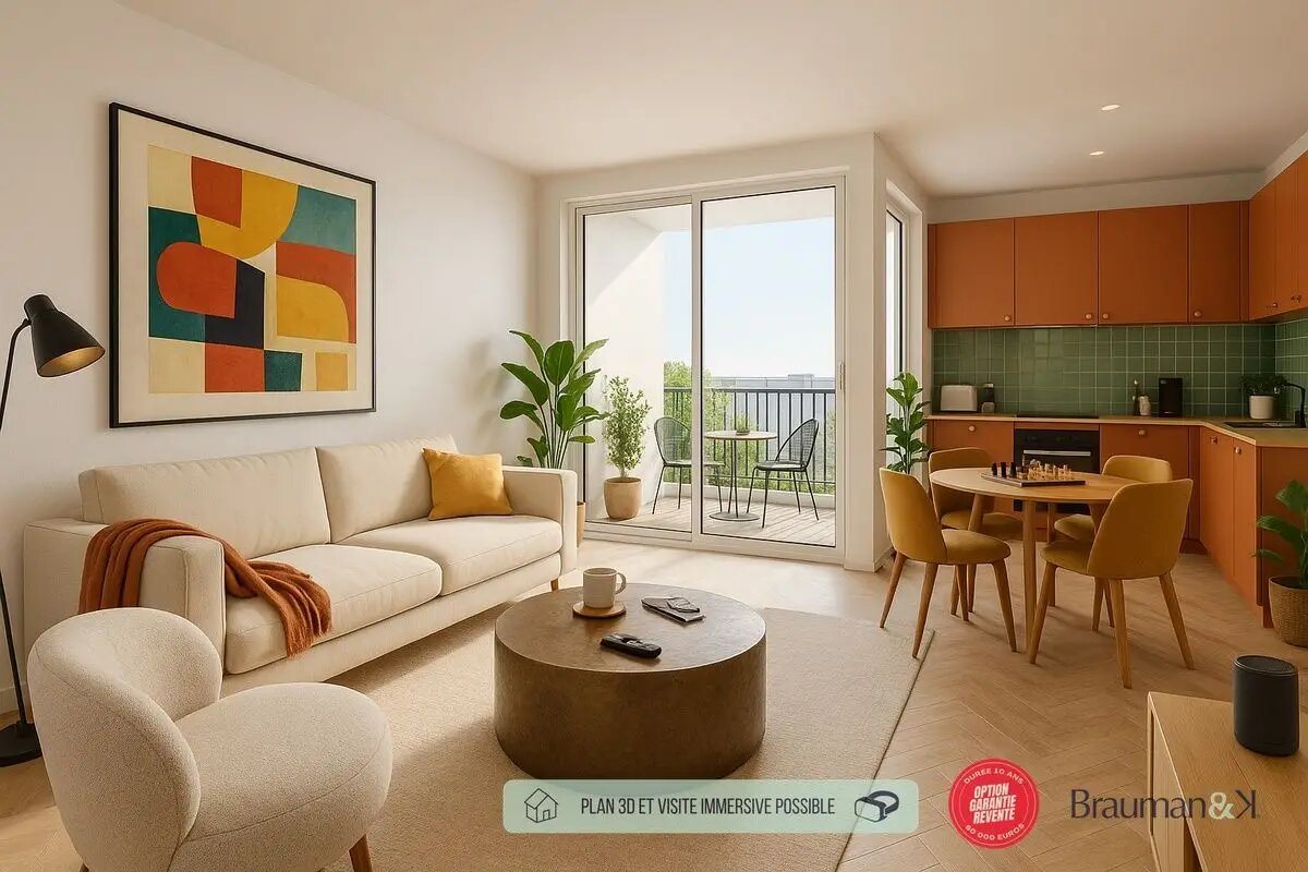 Appartement à vendre, 59m², Grigny