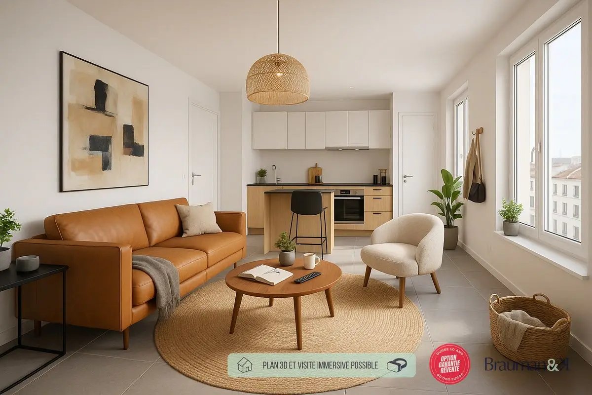Appartement à vendre, 42m², Romainville