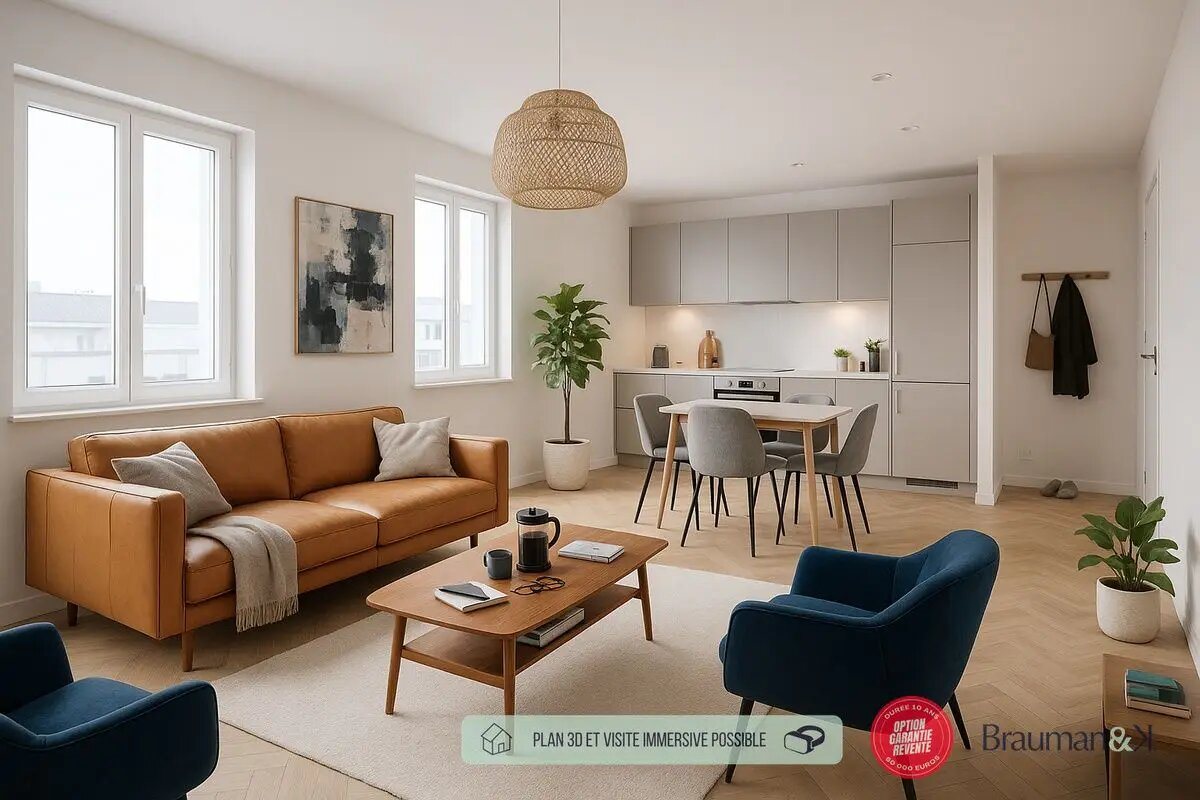 Appartement à vendre, 61m², Bègles