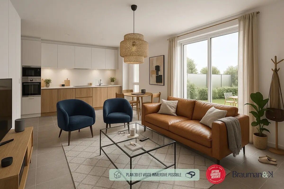 Appartement à vendre, 61m², Pont-l'Evêque
