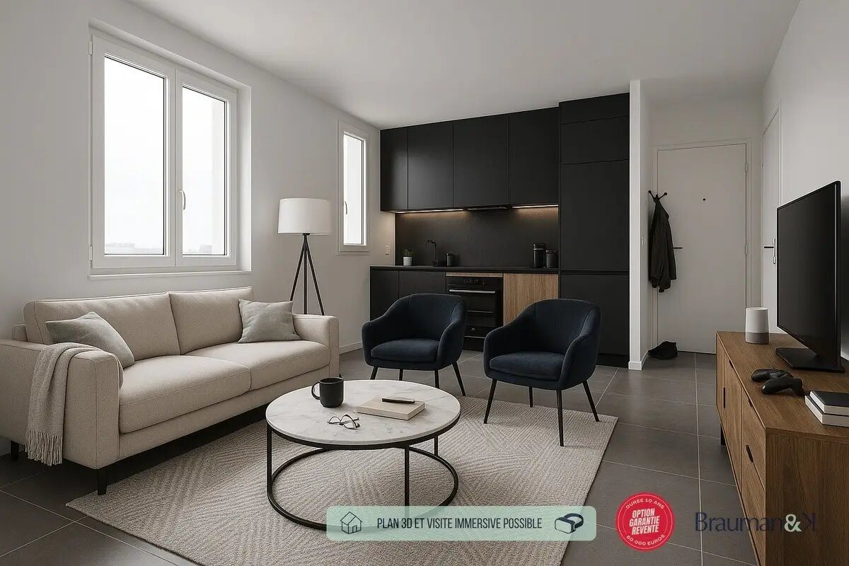 Appartement à vendre, 24m², L'Ile-Saint-Denis