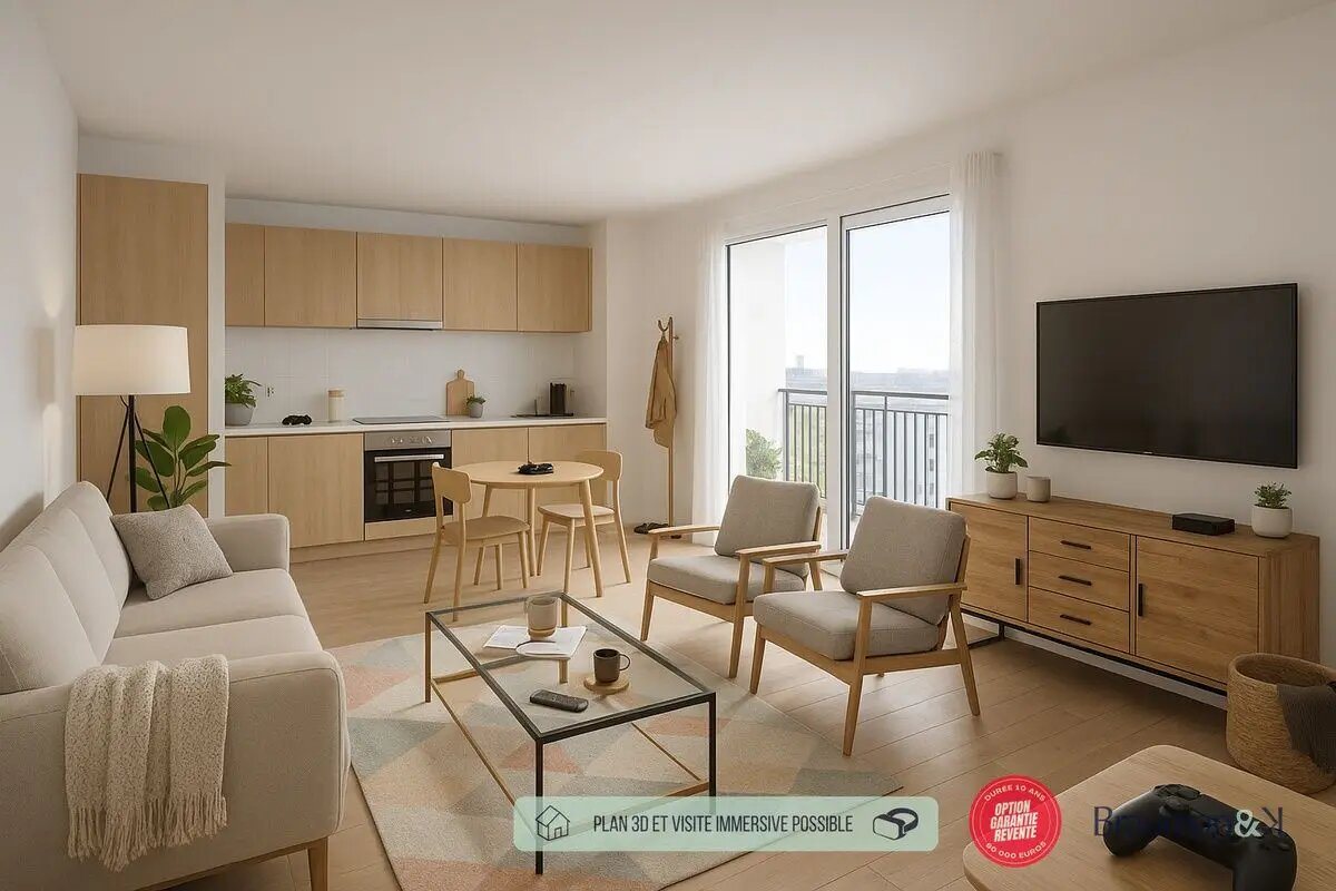 Appartement à vendre, 38m², Valenton