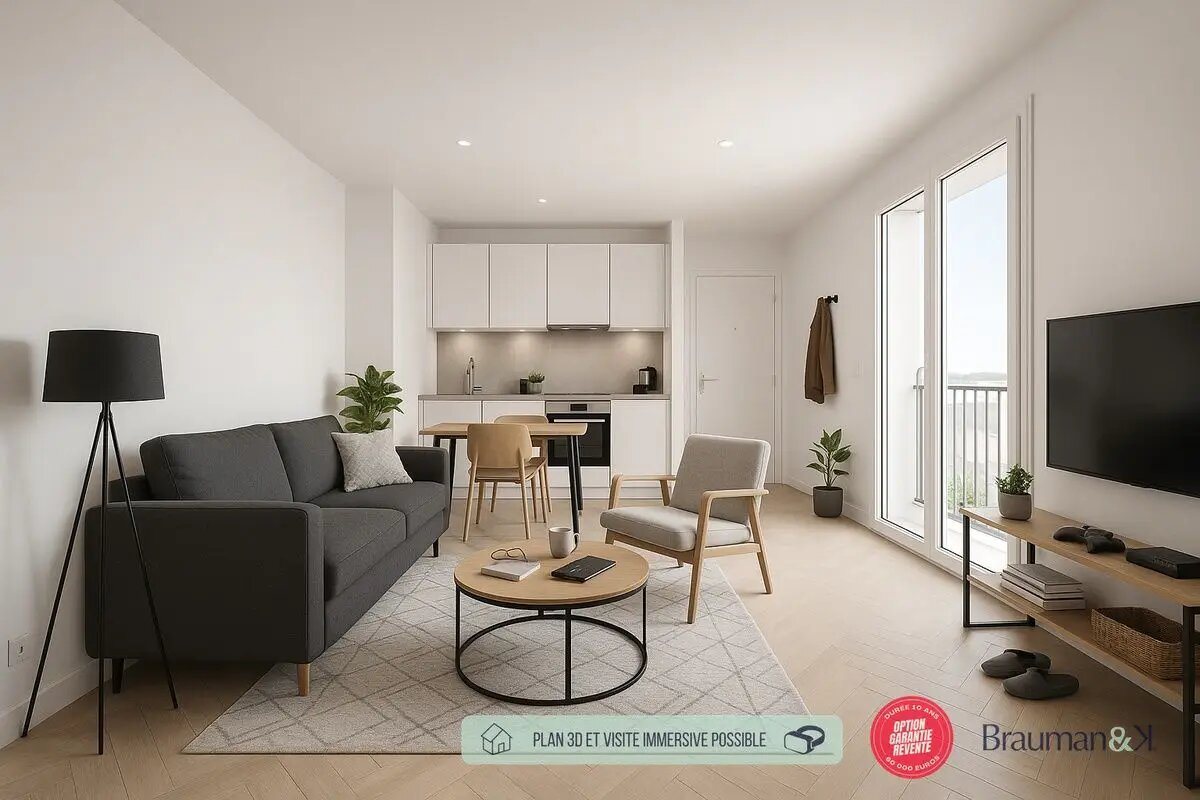 Appartement à vendre, 31m², Luisant