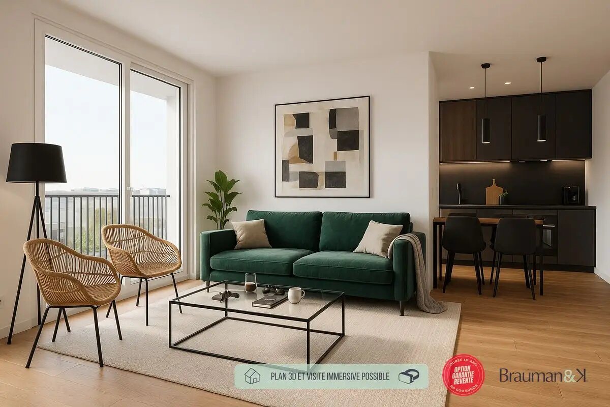 Appartement à vendre, 63m², Villeneuve-la-Garenne