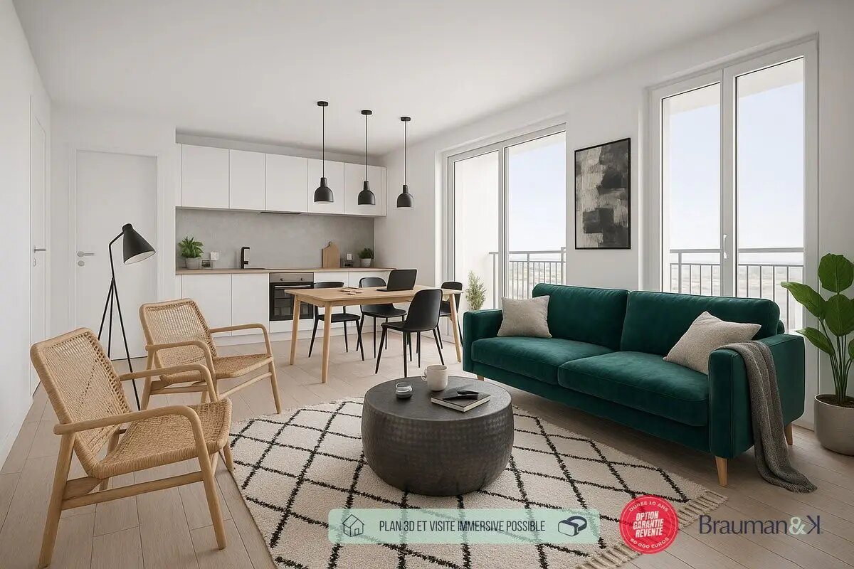 Appartement à vendre, 61m², Drancy