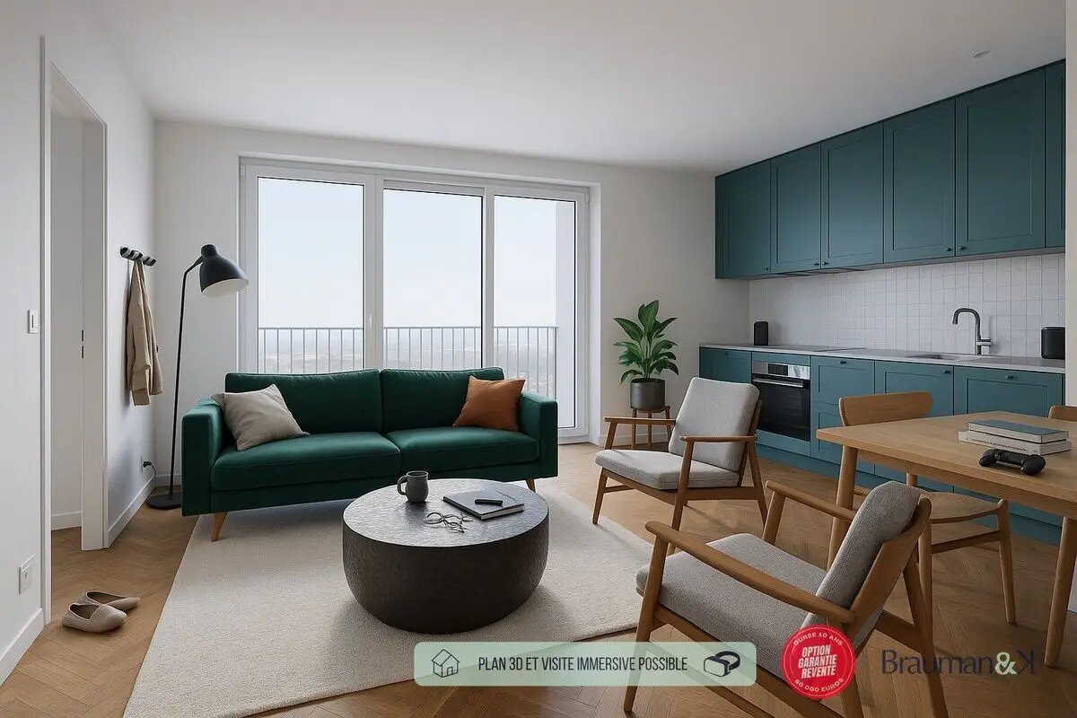 Appartement à vendre, 66m², Massy