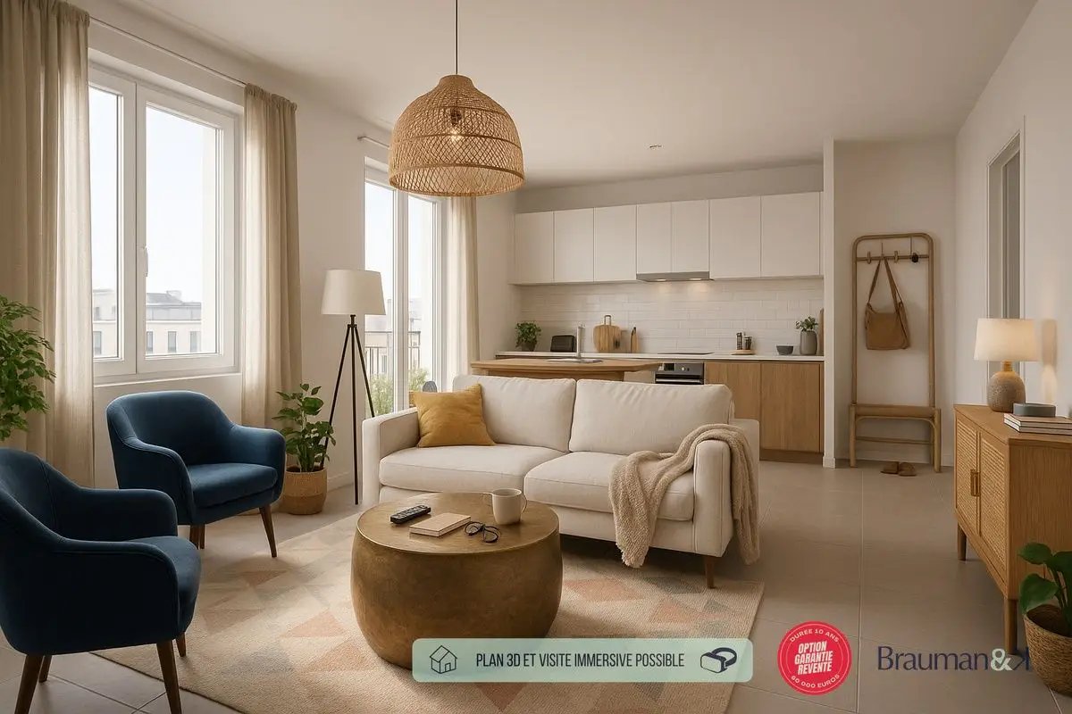 Appartement à vendre, 54m², Ville-la-Grand