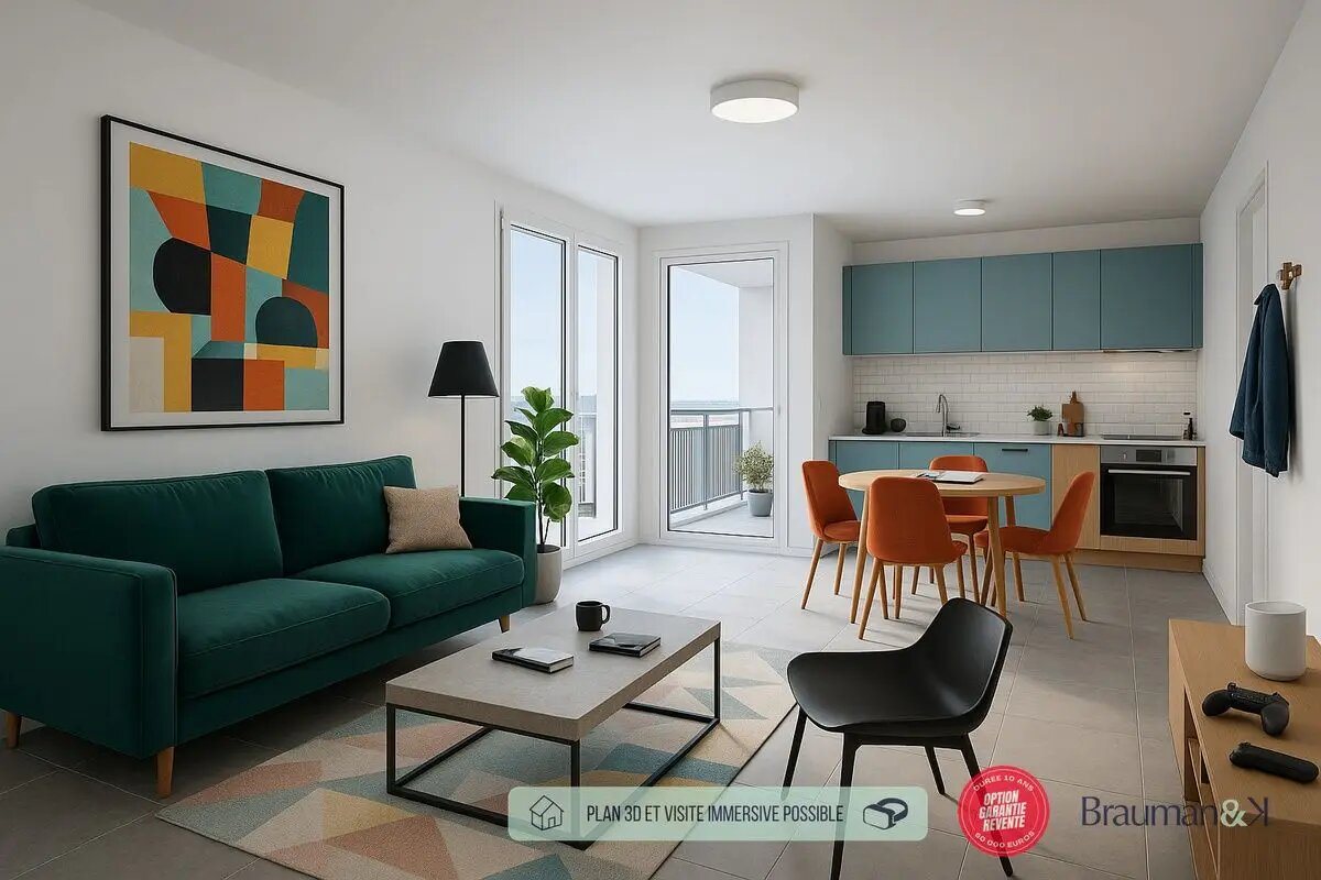 Appartement à vendre, 59m², Villetaneuse